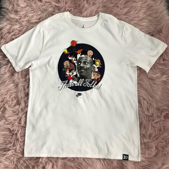 michael jordan space jam t shirt